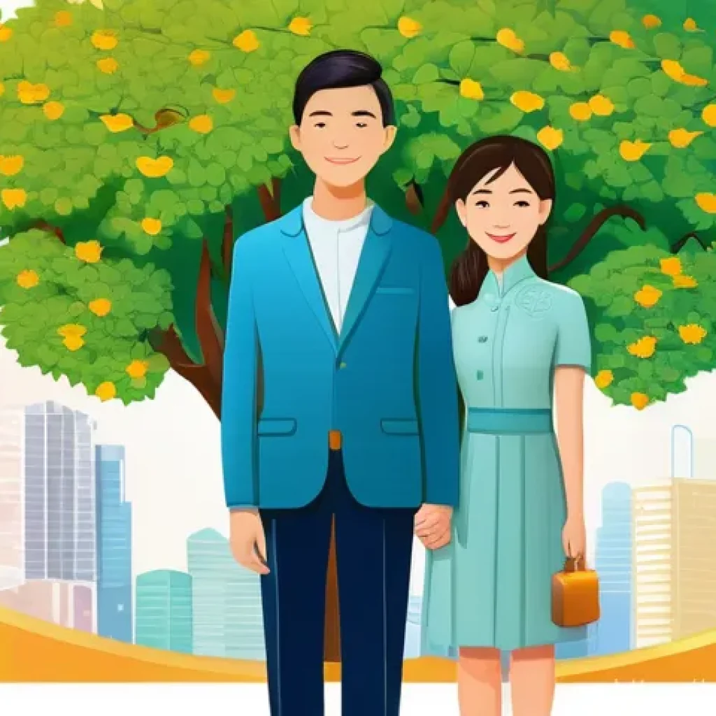 펀드투자상담사와 재정 계획 사례 - **Prompt 1: A "Financial Shield" for a Vietnamese Family**
    A vibrant and optimistic image depict...