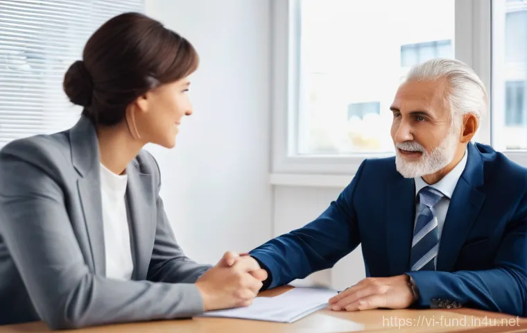 펀드투자상담사로서 필요한 소프트 스킬 - Image Prompt 1: The Empathetic Listener**