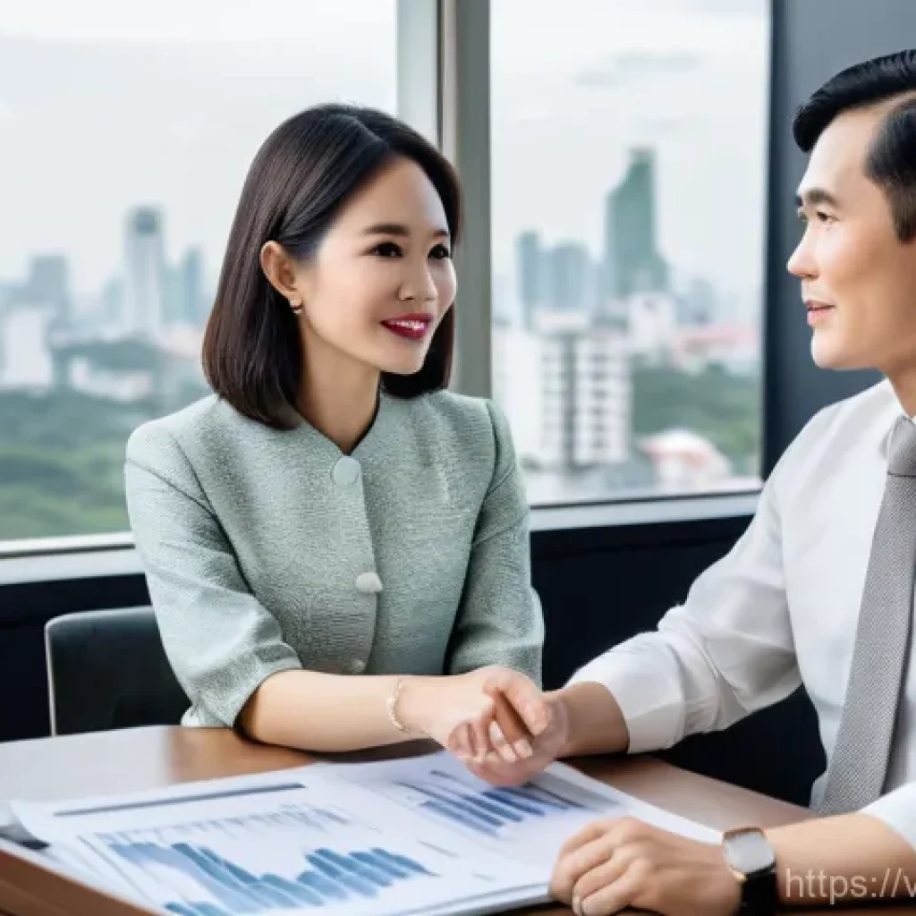 펀드투자상담사 채용에서 자주 묻는 질문 - **Prompt:** A confident and empathetic Vietnamese female investment fund consultant in her mid-30s, ...