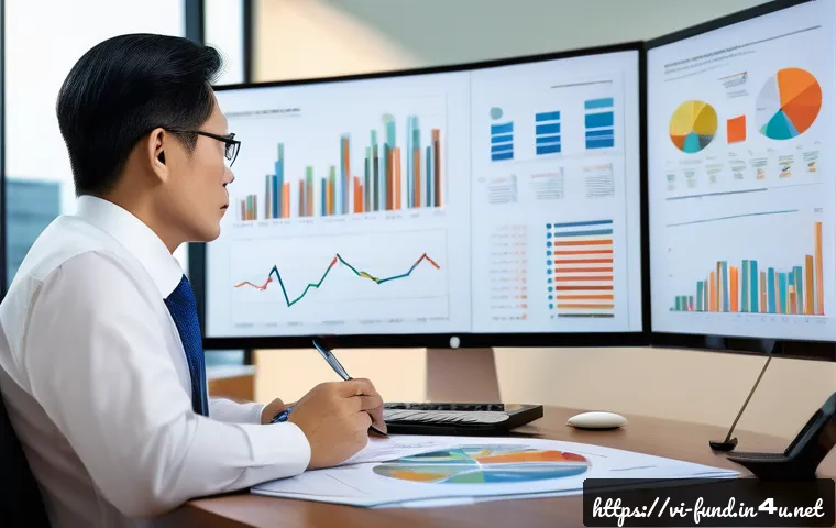 펀드투자상담사로 성공하는 비결 - A professional Vietnamese financial advisor in a modern office setting, attentively listening to a d...